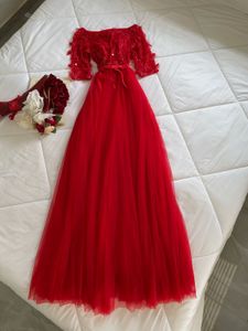 ‼️OFFER‼️Stunning Red boat neck Gown