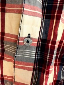 y2k Men's Plaid Button-Up Shirt