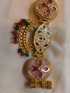 a very beautiful hand bracelet ( party wear)