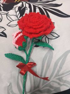 Crochet Rose Flower