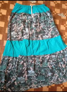 Floral Print Maxi Skirt