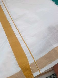 new 👌📣😊🐚Traditional Dhoti with Gold Border