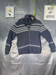 NEXT Striped Zip-Up Hoodie Jacket