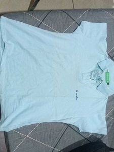 Light Blue Benetton Polo Shirt