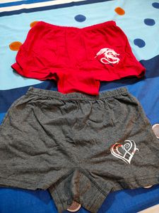 Boy Shorts Panties For Women Set Of 2