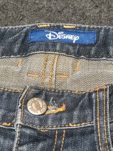 Official Disney Mickey Mouse Embroidered Jeans