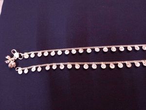 silver anklet
