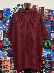 Men's Knitted Short-Sleeve Polo Shirt