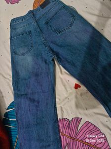 Ripped Wide Leg Jeans