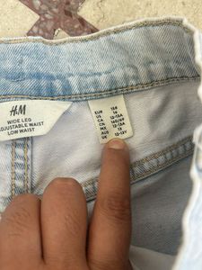 Light Wash Cargo Jeans