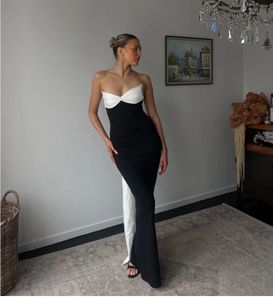tube bow black maxi dress