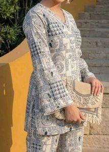 New Elegant Printed Kurta Set