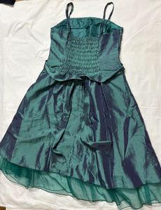 Emerald Green Floral Dress