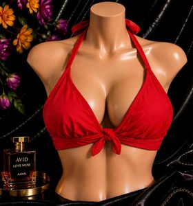 🇳🇿💫🎀Red Halter Bikini Top