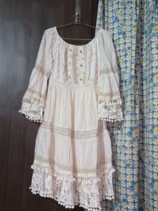 Bohemian Chic Off-Shoulder Tiered Dress