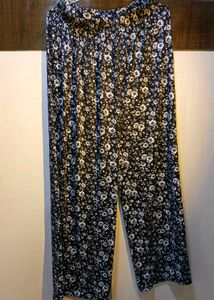 Floral Print Wide Leg Lower