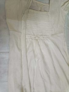 mini white stretchable dress