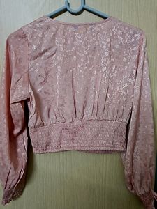 Pink Colour Crop Top