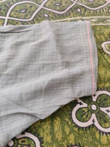 Light Blue Button-Up Blouse