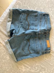 Classic Denim Cuffed Shorts