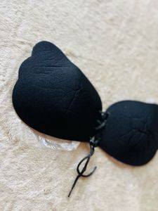 Black Adhesive Bra