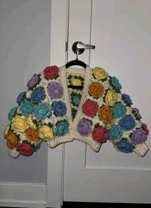 Rose Garden Crochet Cardigan