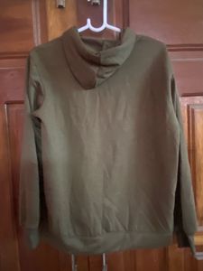 Cozy Olive Green Hoodie