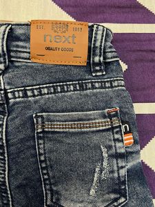 Next.82 Boys' Distressed Dark Wash Jeans
