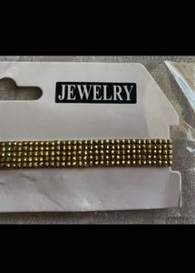 Sparkling Black &amp; Golden Choker Necklaces