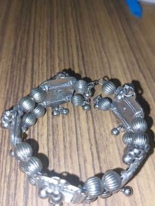 Silver Tone Bracelet with Mirror Detail