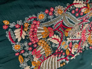 greenmehendi function Kurta Set with Dupatta