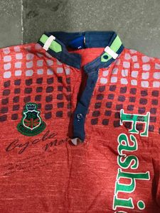 Boys' Red Graphic T-Shirt