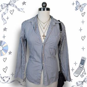 Uniqlo Classic Striped Button-Up Shir