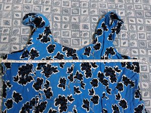 Blue Floral Summer Dress