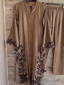 Kurta Set Floral Print without buttons