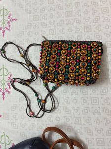 Boho Beaded Clutch Bag