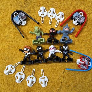 Kinder Joy × Spider-Man Edition–Combo of 7 Figures