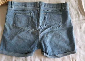 Light Wash Denim Shorts