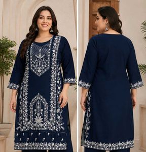 Elegant Navy Blue kurti