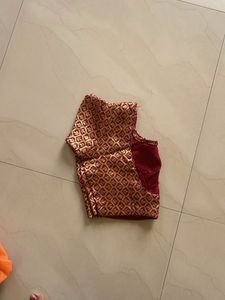 Elegant Brocade Blouse
