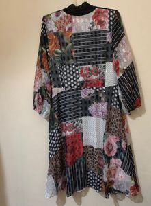 Bohemian Patchwork Floral Print Kurta