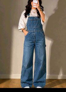 New Vintage Wash Denim Overalls