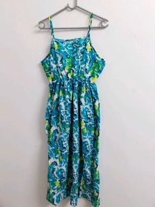 New Boho Floral Print Maxi Dress