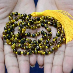 Tiger's Eye Mala 108 Beads