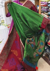 Premium Linen cotton saree ✨