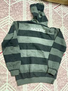 Unisex Hackett Striped Zip-Up Hoodie