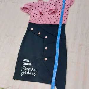 Cute Polka Dot &amp; Black Dress