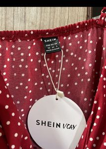 Red Polka Dot Mini Dress