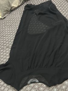 Chic Black Asymmetrical Dress