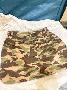 Camo Cargo Skirt